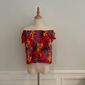 Rip curl off shoulder top